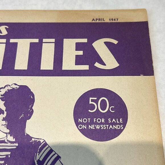 VTG Children's Activities For Home & School Magazine Book April 1947 - Picture 2 of 8